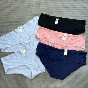 Aerie Boybrief Panties Underwear XXL / 2XL Women’s NWT Set Of 5 Cotton Modal